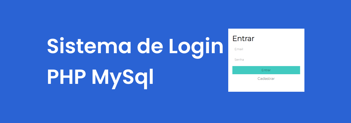 Sistema de Login com PHP e Mysql